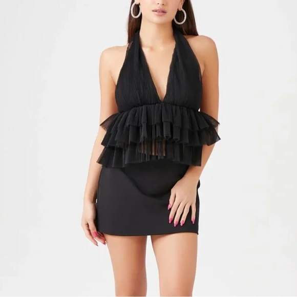 Black halter top - Picture 4 of 6